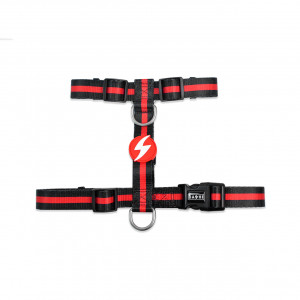 Dashi Ham Stripes3 Red & Black Prindere Spate L