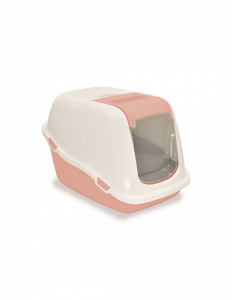 Farm Company Litiera acoperita cu filtru 57 X 39 X 41 cm Roz
