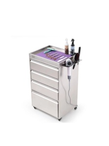 TPLSPINT34494 Tauro Dulap Grooming Inoc cu roti - Pentru Ustensile 87*40*70cm