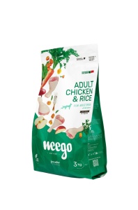 Weego Dog Low Grain Adult Pui si Orez 3kg - Img 1