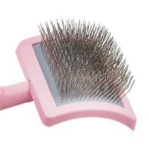 TPLY70095 Tauro perie plastic cu dinti soft 25MM, pink S 15.5*10.2*6.2 cm - Img 3