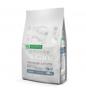 Natures Protection Superior Care White Dogs Grain Free White Fish Adult Small&Mini Breeds 1.5 Kg