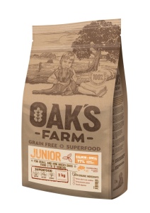 Oaks Farm GF Mini Junior Somon Si Krill 2kg
