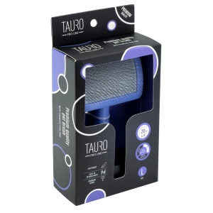 TPLY70064 Tauro perie plastic cu dinti soft 25MM, purple L 17.5*10.6*6.2cm - Img 3