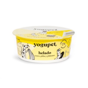 Yogupet Inghetata pentru Caini si Pisici - Cocos, ananas si banana 110g - Img 1