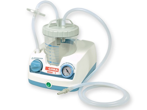 Aspirator chirurgical compact cu borcan autoclavabil 1000 ml, 220-230 V, GIMA
