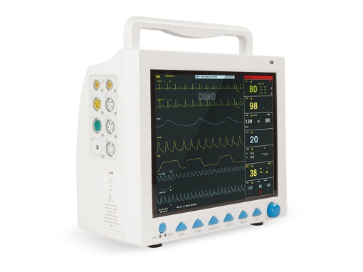 Monitor de pacient CMS 8000 ECG, RESP, SpO2, PR, NIBP, Temperatura Dual Canal, GIMA