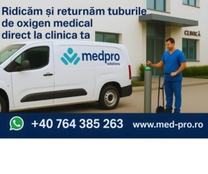 Ridicam si returnam incarcate buteliile de oxigen medical direct la clinica sau cabinetul tau - Img 2