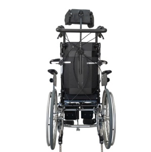 Scaun cu rotile ergonomic cu separator de picioare, frâne pentru însoțitor și centură de siguranță, DIONE – MOBIAK - Img 6
