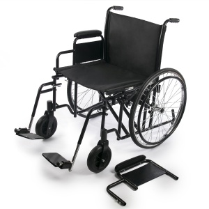 Scaun cu rotile STEELMAN XL, 51-55 cm, greutate maximă 180 kg, cu protecție la răsturnare - Img 3