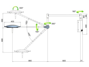 Lampa Led cu 28 de leduri pentru perete - Img 3