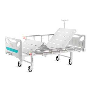 Pat manual de spital cu doua manivele Saikang - Img 2