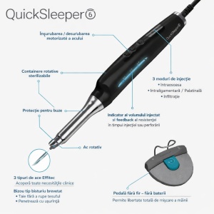 QuickSleeper 6 – Sistem digital pentru anestezie dentară intraosoasă rapidă și fără durere - Img 2