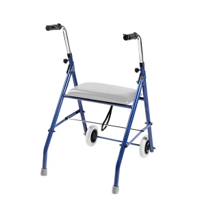 Rolator cu 2 roți 15 cm și scaun, până la 100 kg, reglabil – Kid-Man - Img 2