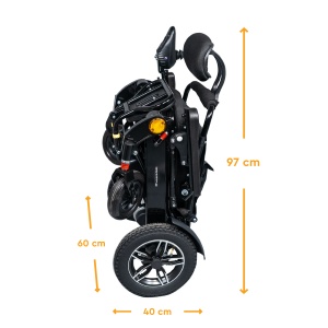 Scaun cu rotile electric Odysseus – Pliabil – Mobiak - Img 6