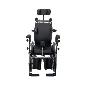 Scaun cu rotile ergonomic cu separator de picioare, frâne pentru însoțitor și centură de siguranță, DIONE – MOBIAK - Img 7