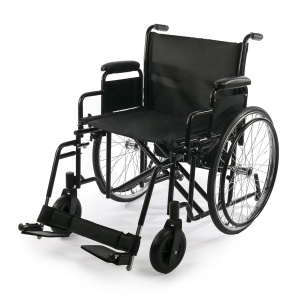 Scaun cu rotile STEELMAN XL, 51-55 cm, greutate maximă 180 kg, cu protecție la răsturnare - Img 1
