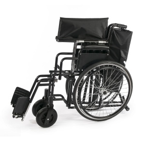 Scaun cu rotile STEELMAN XL, 51-55 cm, greutate maximă 180 kg, cu protecție la răsturnare - Img 4