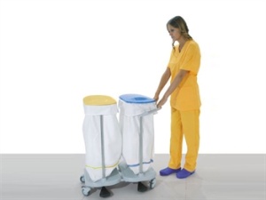 Suport pentru geantă trolere cu picior - 1 geantă - Img 3