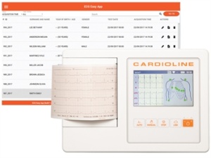 CARDIOLINE ECG100L GLASGOW - ecran tactil color de 5" - Img 3