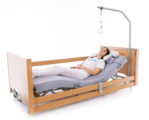 Pat electric medical MEDPRO CONFORT LOW – realizat manual, extra jos, 4 secțiuni, 10 funcții - Img 2