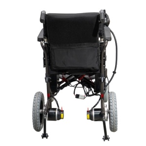 Scaun cu rotile electric Hermes, pliabil, suport picioare reglabil, spătar rabatabil, Mobiak - Img 4