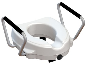 Scaun WC cu cotiera fixa