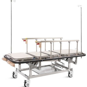 Targa pentru spital cu stalp IV reglabil, cu o capacitate maxima de incarcare de 200 kg, SAIKANG - Img 1