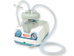 Aspirator chirurgical compact cu borcan autoclavabil 1000 ml, 220-230 V, GIMA - Img 1