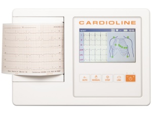 Cardioline ECG 100L FULL (Glasgow +EasyApp) - Ecran tactil color de 5".