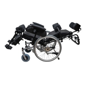 Scaun cu rotile ergonomic cu separator de picioare, frâne pentru însoțitor și centură de siguranță, DIONE – MOBIAK - Img 9