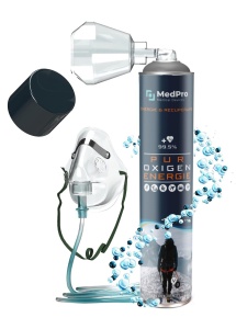 Tub Oxigen 14L Inhalare – 99.5% Puritate – Ideal pentru Recuperare și Sport – MedPro - Img 1
