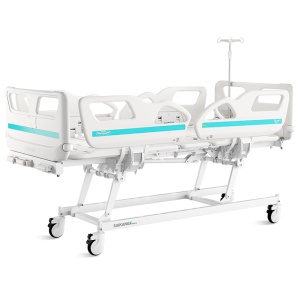Pat manual de spital cu functii ajustabile, greutate maxima suportata de 250 kg, SAIKANG - Img 4