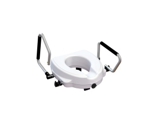 Scaun de WC cu surb de blocare frontala 12,5cm, MOBIAK - Img 1