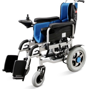 Scaun rulant electric si manual pentru persoane cu greutate de pana la 100 kg, SAIKANG - Img 2