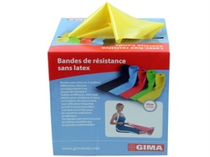 Banda de exercitii fara latex 45 m x 14 cm - Img 2