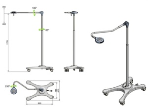 Lumina LED de functionare Saturno - Img 2