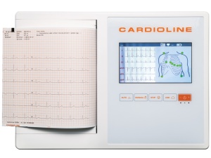 CARDIOLINE ECG 200L FULL (Glasgow +EasyApp) - ecran tactil color de 7".