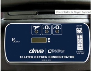 Concentrator oxigen DeVilbiss cu dispozitiv OSD, 2-10 LPM, 93% concentratie oxigen - Img 3