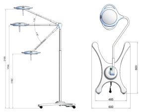 Lampa cu 28 leduri pentru perete - Img 4