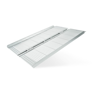 Rampă din aluminiu pentru scaun cu rotile sau scuter, lungime 150 cm - capacitate 275 kg - Img 1