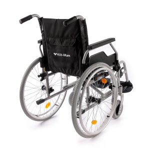 Scaun cu rotile LightMan, 39-51 cm, aluminiu, roți solidă, ușor și adaptabil - Img 2