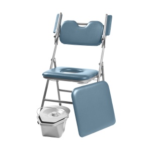 Scaun de toaletă pliabil, albastru, compact – KID-MAN - Img 2