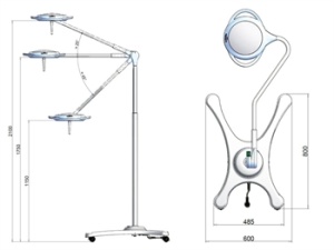 Lumina Led cu carucior - Img 3