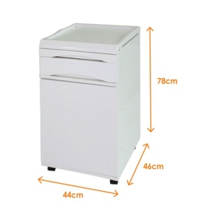 Noptieră albă din ABS, Mobiak - Img 2