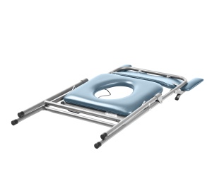 Scaun de toaletă pliabil, albastru, compact – KID-MAN - Img 4