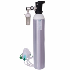 Butelie oxigen medical 5L si regulator pentru RMN / Ventilator – set complet