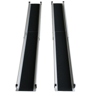 Rampă pentru scaune cu rotile, lungime ajustabilă 120-213 cm, Mobiak - Img 1