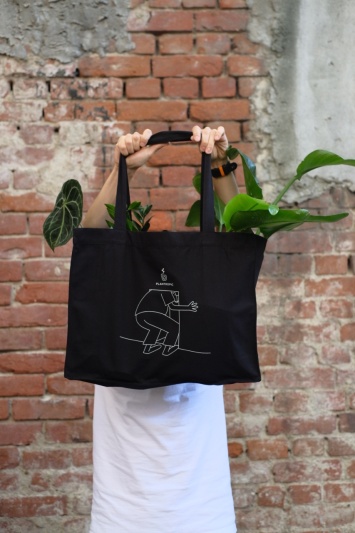 Totebag Plantropic - Negru - Img 7