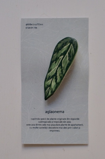Broșă Aglaonema T. - Img 3